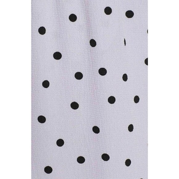 Lush Womens Polka Dot Crepe Asymmetrical Ruffle Trim Halter Wrap Dress Size S - Picture 9 of 12